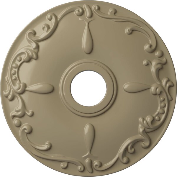 Ekena Millwork Kent Ceiling Medallion (Fits Canopies up to 5"), Hnd-Painted Gobi Desert, 18"OD x 3 1/2"ID x 1 1/4"P CM18KEGDF - main